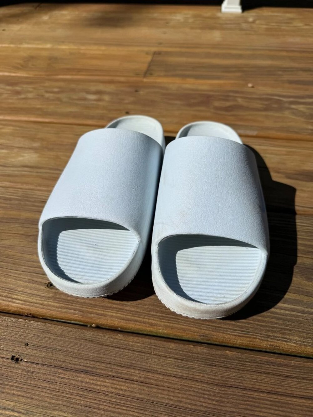 Nike Calm Slides in Sky Blue Mens 5/Womens 6